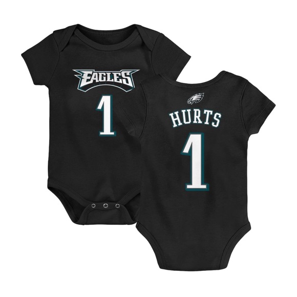 Infant Jalen Hurts Philadelphia Eagles Mainliner Player Name & Number Boys 24 M - Picture 1 of 8